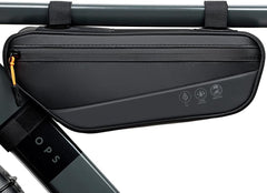 WOTOW Bike Frame Bag - Waterproof Bike Triangle Bag with Side Pocket - Reflective Bicycle Under Tube Storage Pouch for Road Mountain Bike Cycling Travel