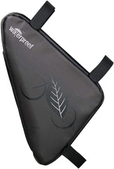 Abaodam Bicycle Triangle Pouch Bag Durable Cycling Frame Holder for Mountain Road Bikes Practical Saddle Bag for Tools Essentials Black