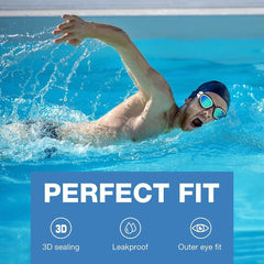 Emsina Swim Goggles, Polarized Swimming Goggles Anti-Fog for Adult Men Women