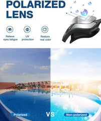 Emsina Swim Goggles, Polarized Swimming Goggles Anti-Fog for Adult Men Women