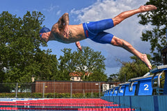 ARENA Tracks Mirror Goggles, FINA Approved Unisex Racing Goggles for Outdoor Swimming with Anti-Fog, UV Protection & Adjustable Fit