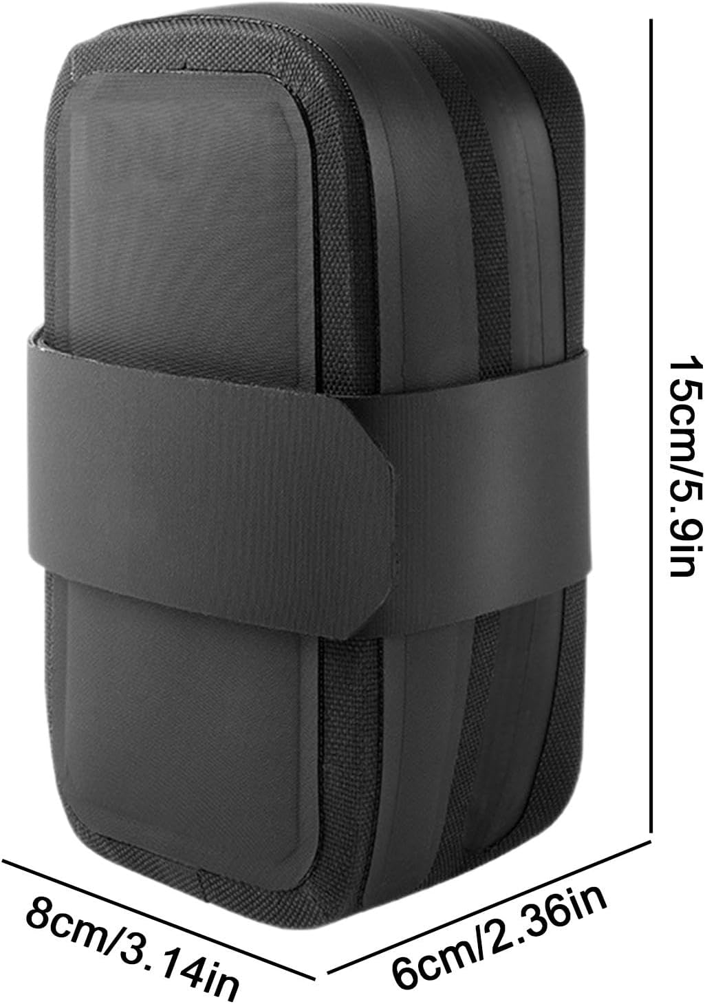 Cycle Pack Under Seat,Water-Resistant Cycle Saddle Bag - 0.8L Under Seat Pouch Water-Resistant Saddle Bag Pannier Sack Wedge Pack