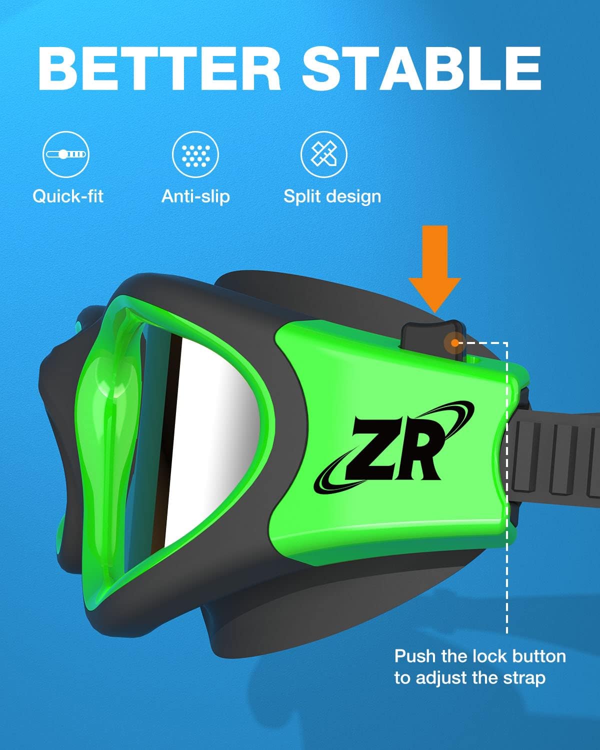 ZIONOR Swim Goggles, G1 Polarized Swimming Goggles Anti-Fog for Adult Men Women
